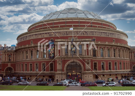 Exterior of Royal Albert Hallo, London, Great Britain. Exterior of Royal Albert Hallo, London, Great Britain. 91702990