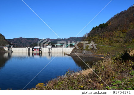 Selected 100 Dam Lakes of Kangawa River Dam 91704171