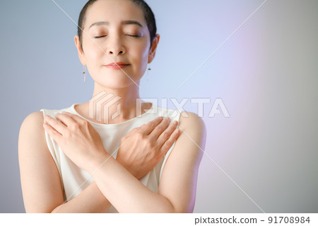 Beautiful person portrait 91708984