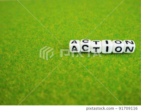 English word ACTION Alphabet block 9 English word ACTION Alphabet block 9 91709116
