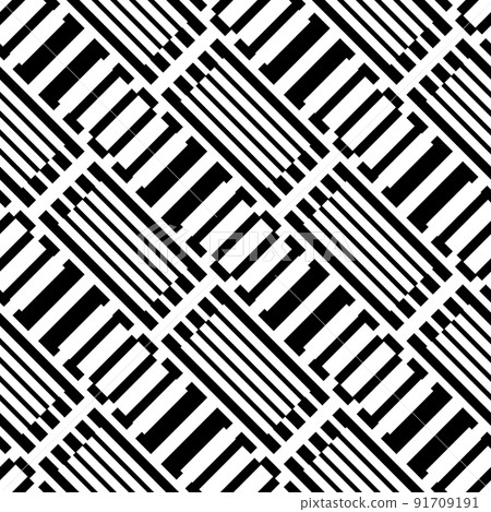 Abstract geometric black and white seamless pattern for web page, textures, card, poster, fabric, textile. Monochrome graphic repeating design. Modern minimalist stylish squared ornament. Abstract geometric black and white seamless pattern for web page, textures, card, poster, fabric, textile. Monochrome graphic repeating design. Modern minimalist stylish squared ornament. 91709191