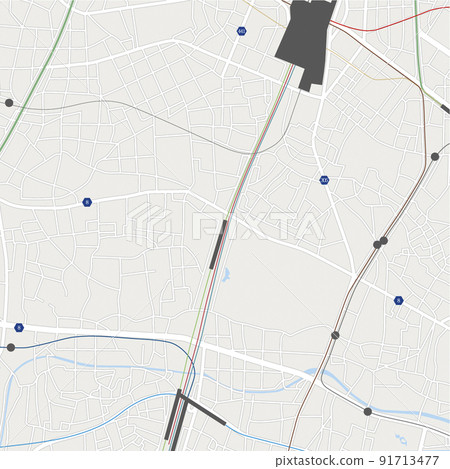 目白站半徑1公里地圖_無字符 91713477