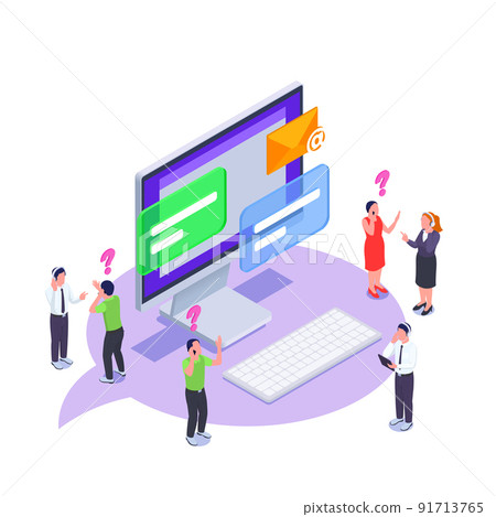 Call Center Concept 91713765