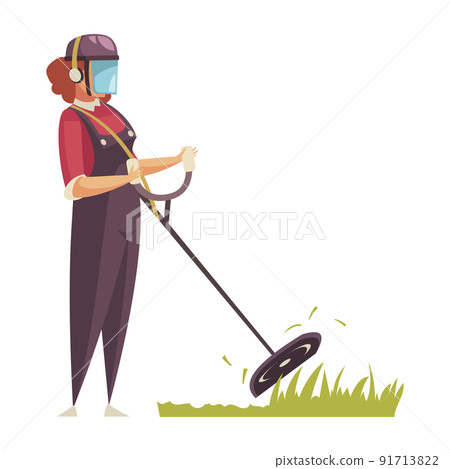 Woman Grass Cutter Composition Woman Grass Cutter Composition 91713822