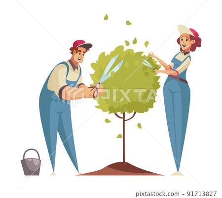 Gardeners Tipping Bush Composition Gardeners Tipping Bush Composition 91713827