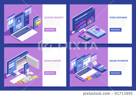 Financial Technology Online Concept Financial Technology Online Concept 91713895