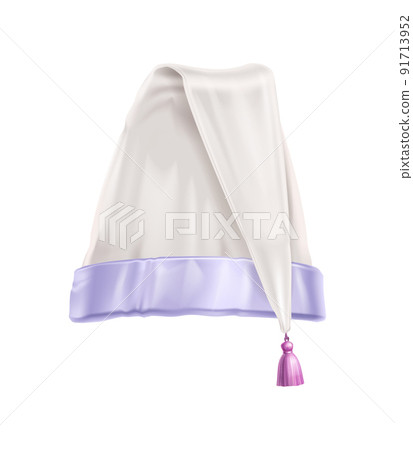 White Sleeping Hat Composition 91713952