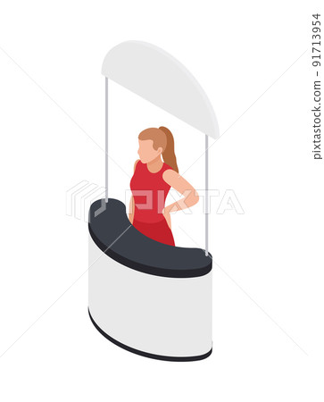 Isometric Modern Exhibition 91713954