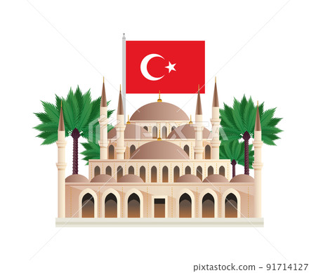 Turkish National Architecture Composition 91714127