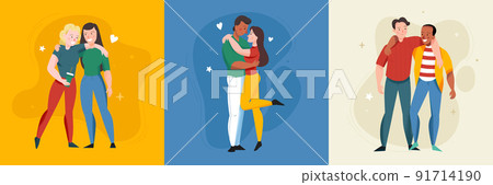 Lonely And Together Square Set Lonely And Together Square Set 91714190
