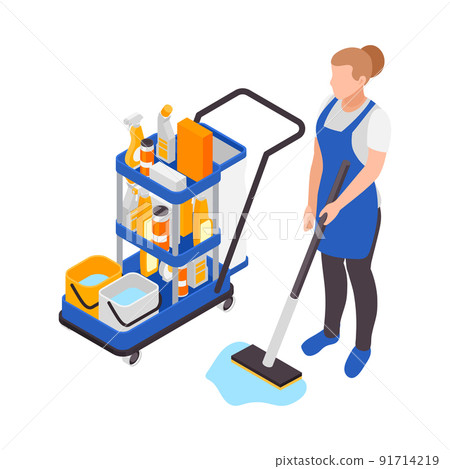 Cleaning Worker Equipment Composition 91714219