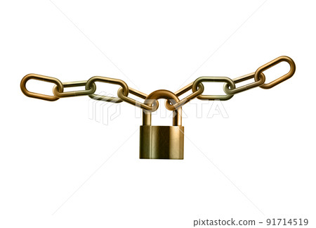 Golden Chain Lock Composition 91714519