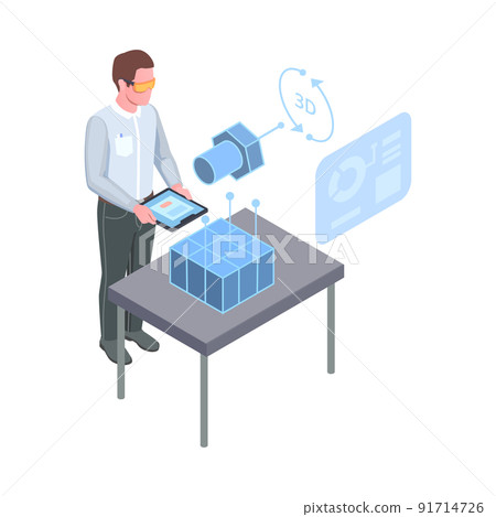 Smart Industry Icon Smart Industry Icon 91714726