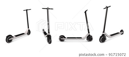 Electric Scooter Monochrome Set 91715072