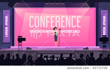 Conference Hall Poster 91715730