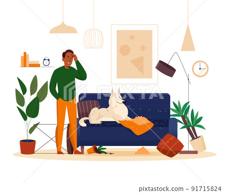 Naughty Dog Illustration 91715824