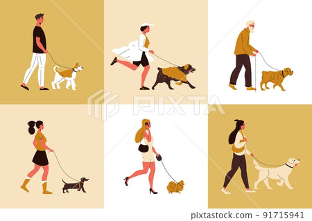 Dog Breeds Design Concept 91715941