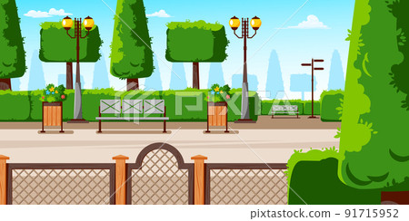 City Park Closeup View 91715952