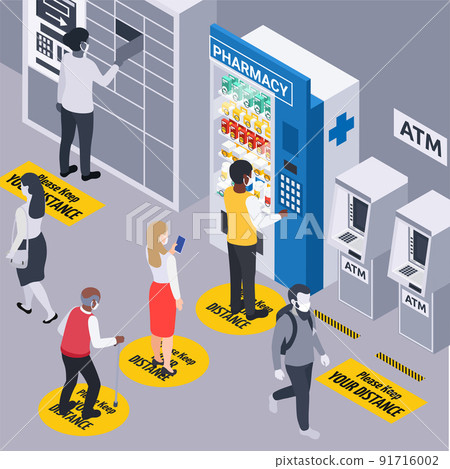 Pharmacy Vending Machine Illustration 91716002