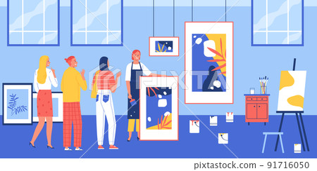 Art Gallery Artist Composition Art Gallery Artist Composition 91716050
