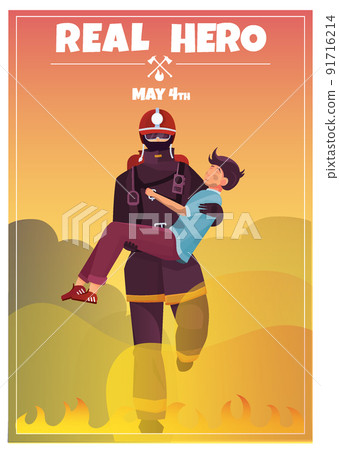 International Firefighters Day Card 91716214