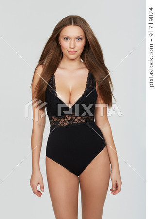 Shes got the body that every man dreams of. A gorgeous young curvy woman in underwear. Shes got the body that every man dreams of. A gorgeous young curvy woman in underwear. 91719024