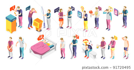 Men Problems Isometric Set 91720495