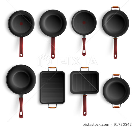 Realistic Pan Set Realistic Pan Set 91720542