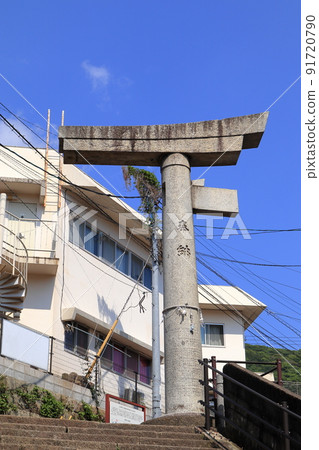 One pillar of Sanno Shrine Torii Torii One pillar of Sanno Shrine Torii Torii 91720790