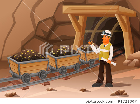 Mine Entrance Carts Composition Mine Entrance Carts Composition 91721007