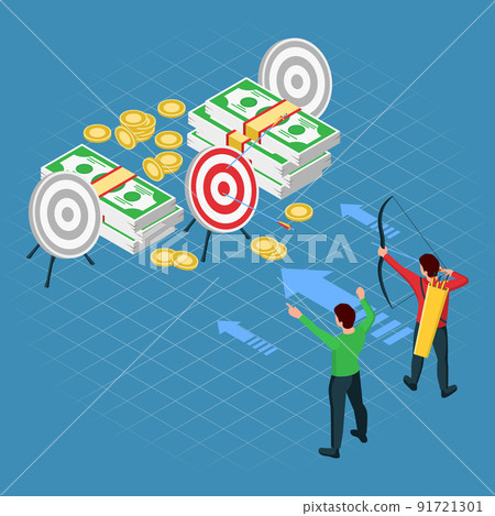 Shooting Range Isometric Concept Shooting Range Isometric Concept 91721301