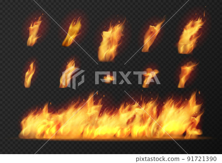 Realistic Fire Set 91721390