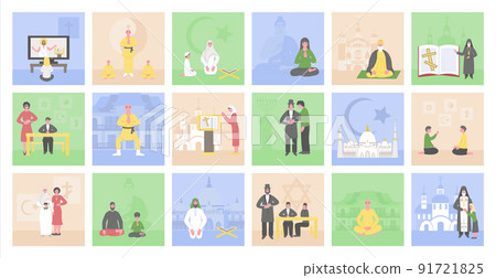 World Religions Square Compositions World Religions Square Compositions 91721825