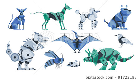 Robot Toy Icon Set Robot Toy Icon Set 91722185