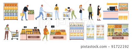 In Supermarket Compositions Set 91722192