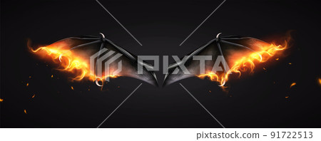 Daemon Bat Fire Composition 91722513