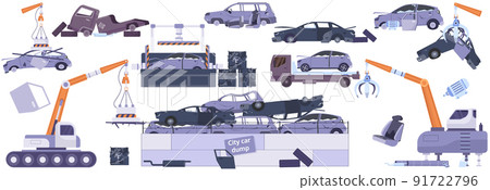 Car Dump Flat Set 91722796