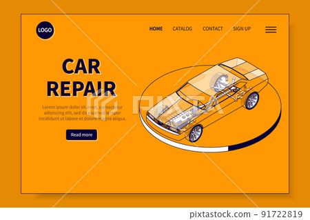 Car Repair Landing Page 91722819