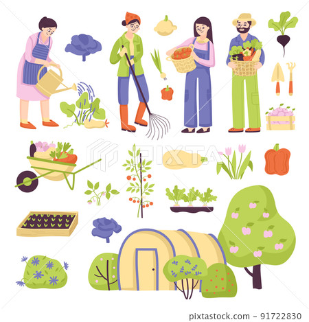 Garden Icon Set 91722830