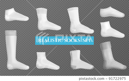 Socks Layouts Transparent Set 91722975