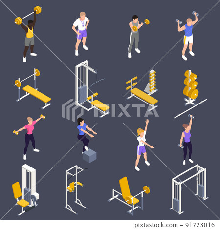 Gym Workout Fitness Isometric Set 91723016