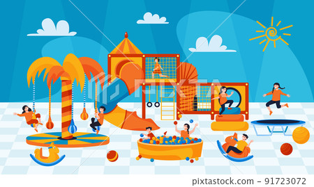 Children Playroom Illustration 91723072