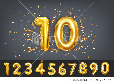 Balloon Numbers Background Balloon Numbers Background 91723277