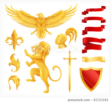 Heraldic Animals Set Heraldic Animals Set 91723391
