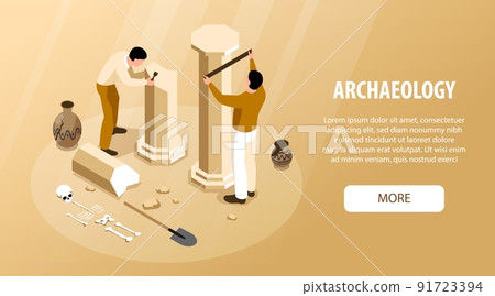 Archaeology Horizonal Banner 91723394