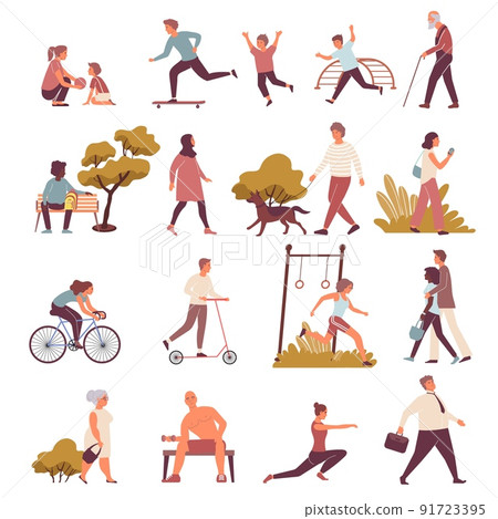 City Park Walks Set 91723395