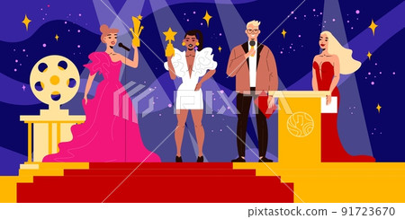 Film Awards Background Illustration Film Awards Background Illustration 91723670