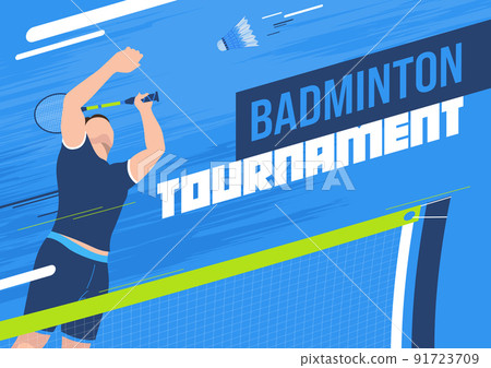 Badminton Flat Poster Badminton Flat Poster 91723709