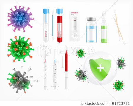 Coronavirus Vaccine Realistic Set 91723751