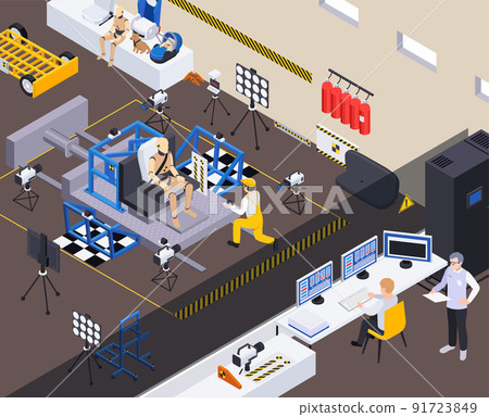 Crash Test Mannequin Composition 91723849